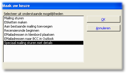 PAC Relatieselectie buffer Doorgaan